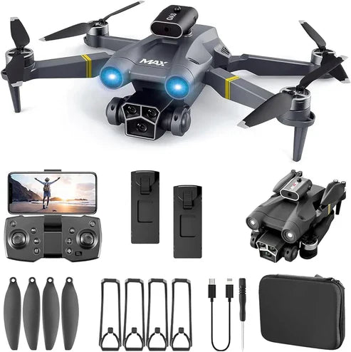 M3 Max Drone – 4K HD Camera, Dual Lens, Foldable & GPS Control