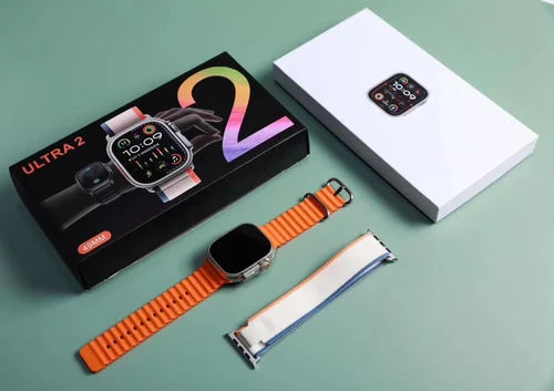 "Ultra 2 Smartwatch 7-in-1 Combo – Complete Style & Function Set"